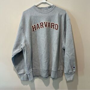 Champion Vintage Reverse Weave Harvard University Crewneck Size L